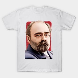 French Novelist Émile Zola illustration T-Shirt